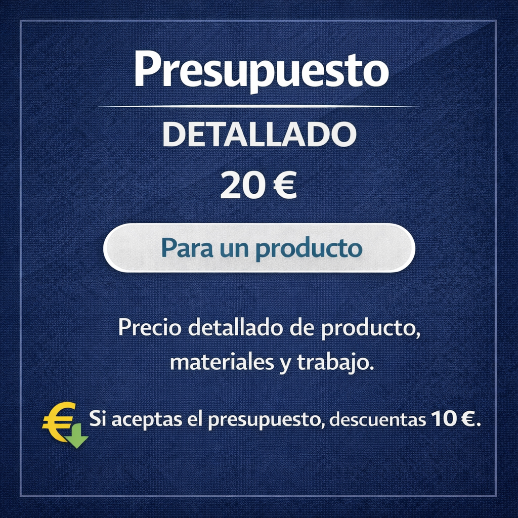 Presupuesto detallado para autocaravana